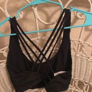 Victoria secret sports bra with strappy back